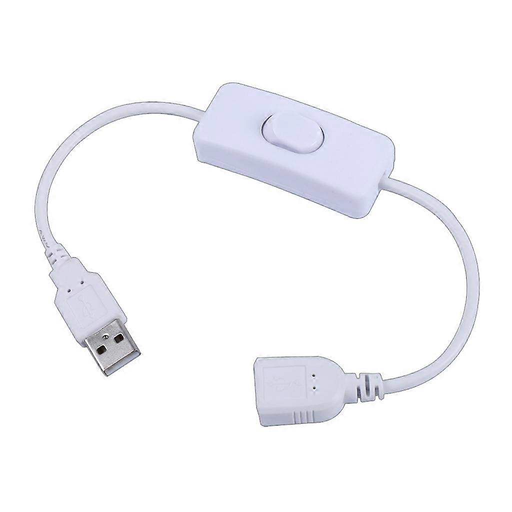 with ON/OFF Switch USB Cable Extension Toggle Adapter for USB Lamp USB Fan