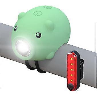Fahrradlichter und Rücklichter mit Hupenfunktionwiederaufladbares Fahrradlicht120-Dezibel-Lautsprecher