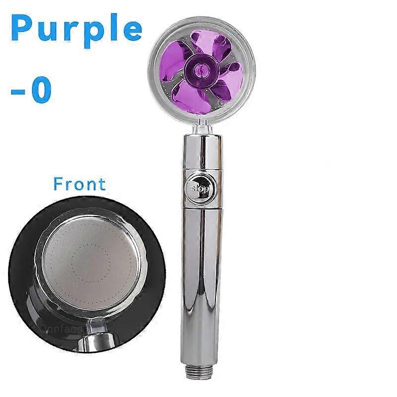 Hochdruck-Propeller-Duschkopf mit Filter 360 rotierender Duschkopf Großer Regenwassersparender Sprühduschkopf für Badezimmer