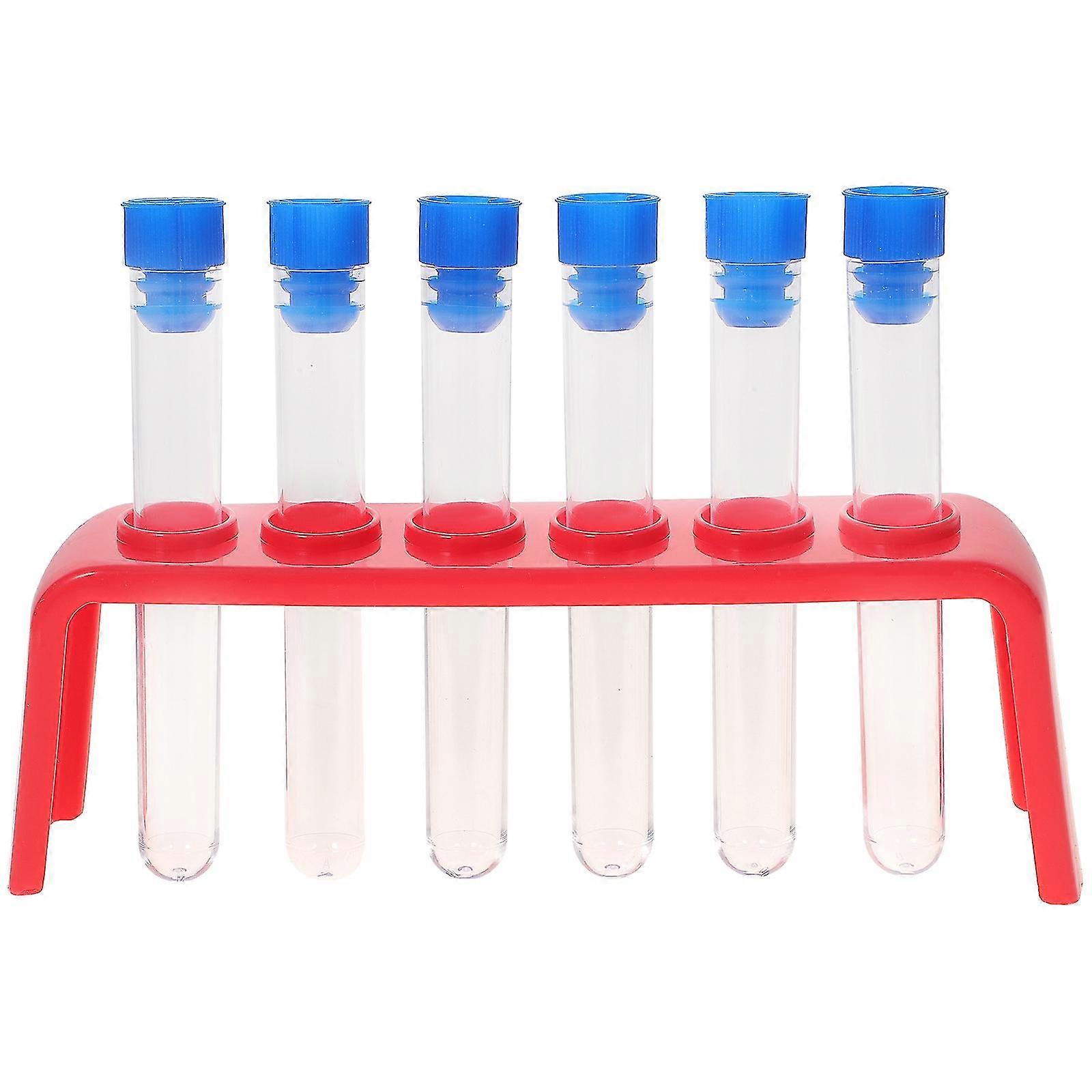 Infant Toy Test Tube Rack Plastic Sample Tubes Lab Polypropylene Container Clear Plastic Test Tube