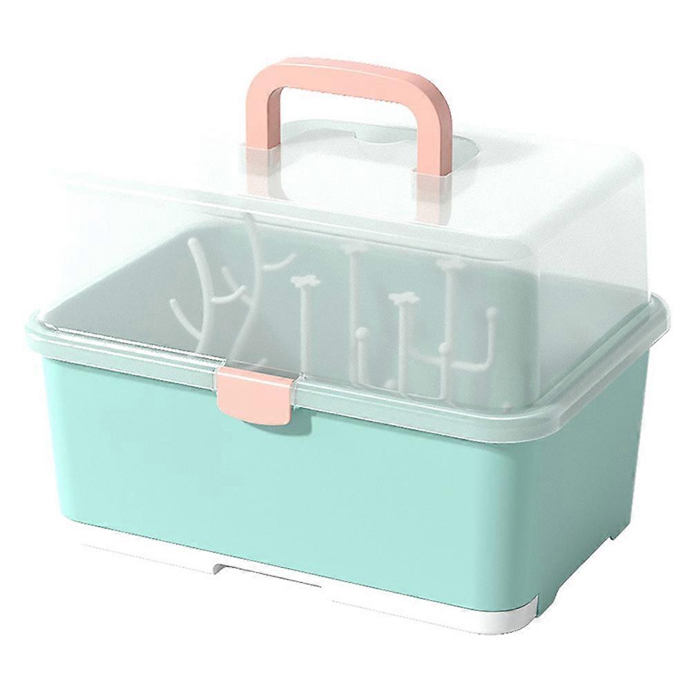 1Pc Baby Bottle Drying Box Pacifier Storage Rack Case Breastfeeding Supplies
