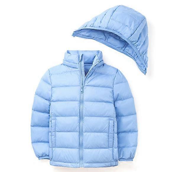 Kid's Winter Removable Cap Lightweight Waterproof Down Jacket