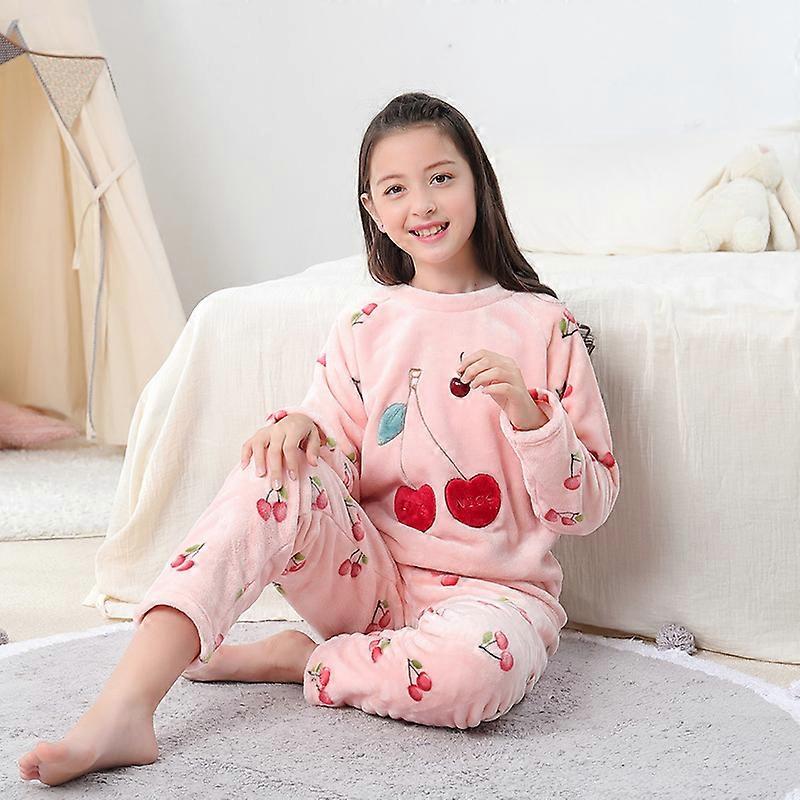 Pyjama Fille Noël Doux Et Confortable - Ensemble Haut Et Bas Kawaii Pour Enfant/Ado, Idéal Pour Hiver Et Cadeaux