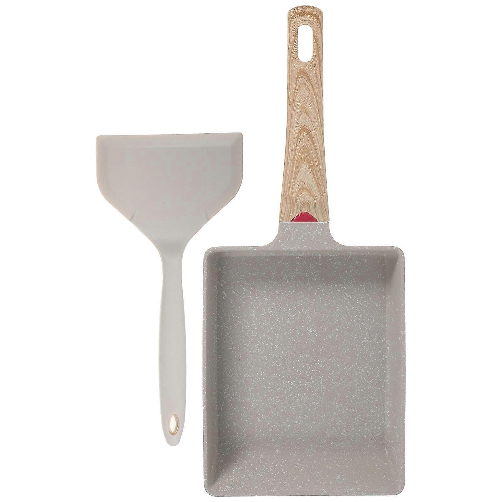 1 Set of Multi-function Frying Pan Convenient Egg Pan Ergonomic Steak Frying Pan Egg Accessory