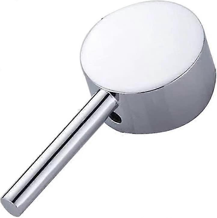 Zinc Alloy Valve Lever Tap Replacement Head -tap Handle Lever-water Faucet Lever For Bathroom,kitchen,basin(2pcs, Silver)