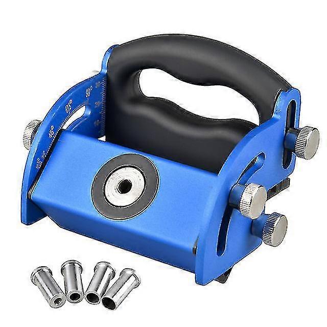 Naiwang Woodworking Oblique Hole Locator Pratical Aluminium Alloy Drilling Positioner Drill Guide Tool