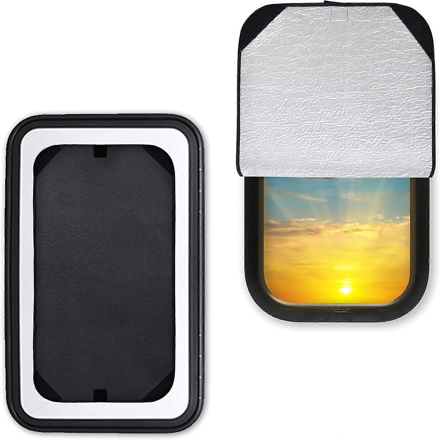 RV Door Window Shade (40.6 x 63.5 cm) | Trailer RV Window Covering for Total UV Protection