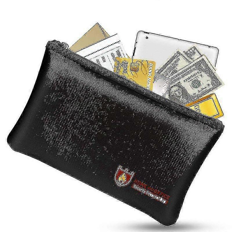 Fireproof Money Safe Document Bag Fire Water Resistant Safe Cash Bag