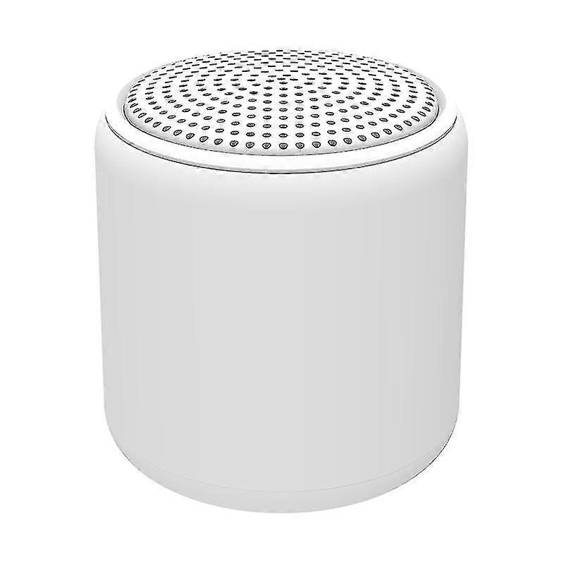 Mini Portable Tws Bluetooth Wireless Stereo Sound Macaroon Round Speaker - Black