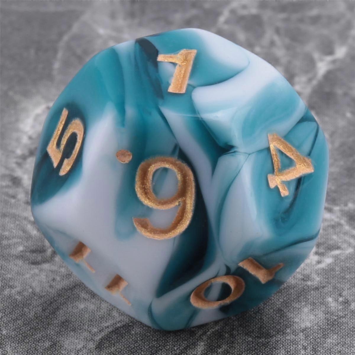 7 Pieces Polyhedral Dice Set for DND Role Playing