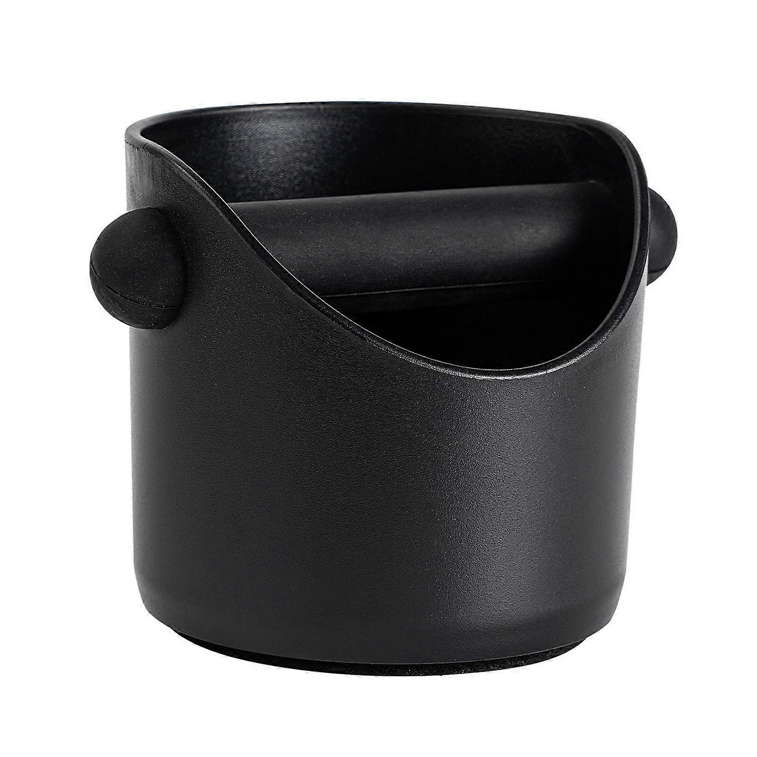 Espresso Knock Box Removable Knock Bar Non-Slip Base Smooth Edge Thick Slant Opening Storage