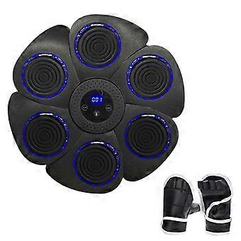 Máquina de treinamento de boxe de música inteligente com luva de boxe Saco de pancadas de parede interativo para adultos adolescentes