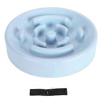 Slow Feeder Dog Bowl Interactive Puzzle Slow Feeding Pet Bowl Prevent Choking Dog Dishes for Medium Small Dogs Blue