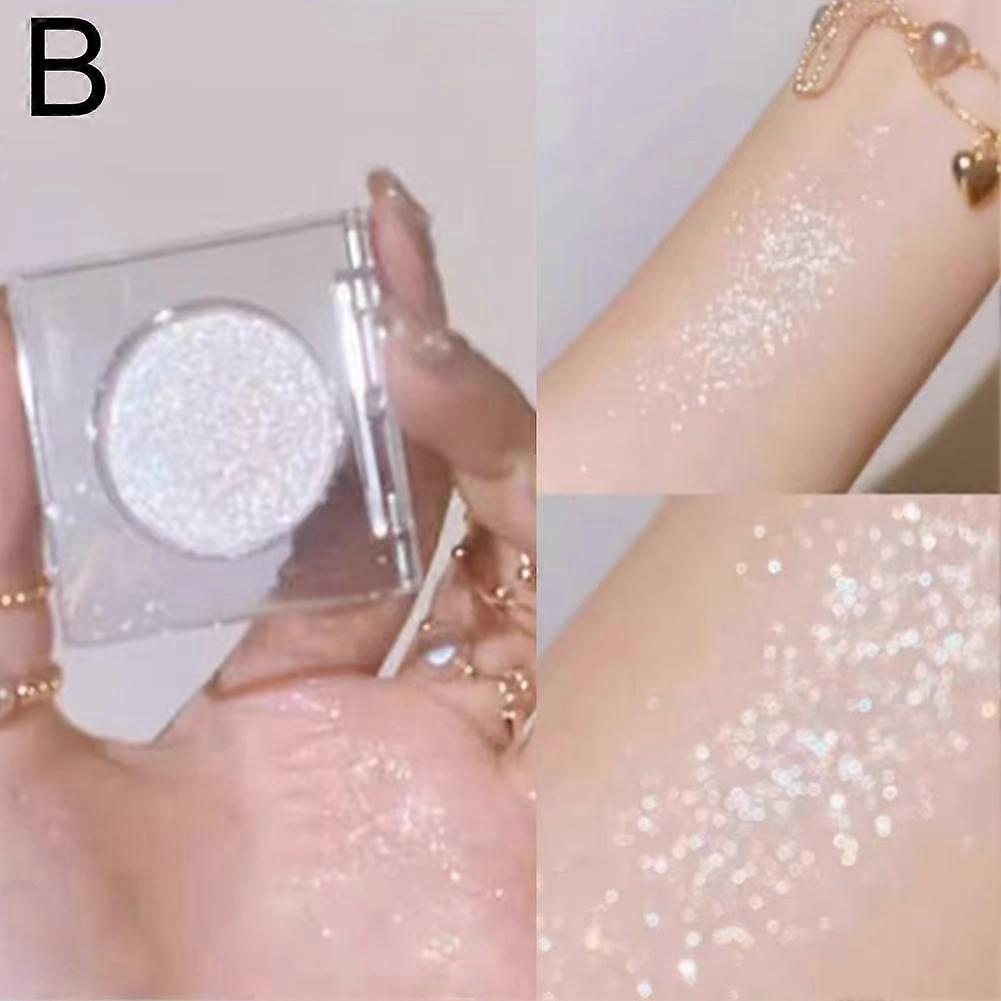 Single Eyeshadow 2g Matte Pearlescent Glitter Waterproof Long Lasting Highly Pigmented Makeup
