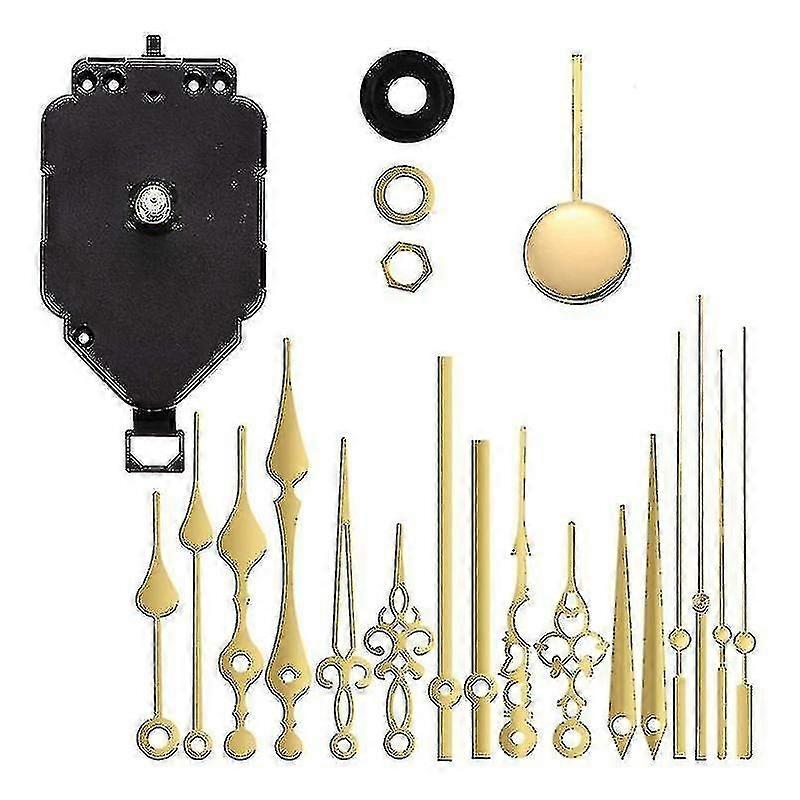 Wall Silent Pendulum Quartz Clock Movement, Pendulum Clock Mechanism Parts Motor Replacement Diy Re 