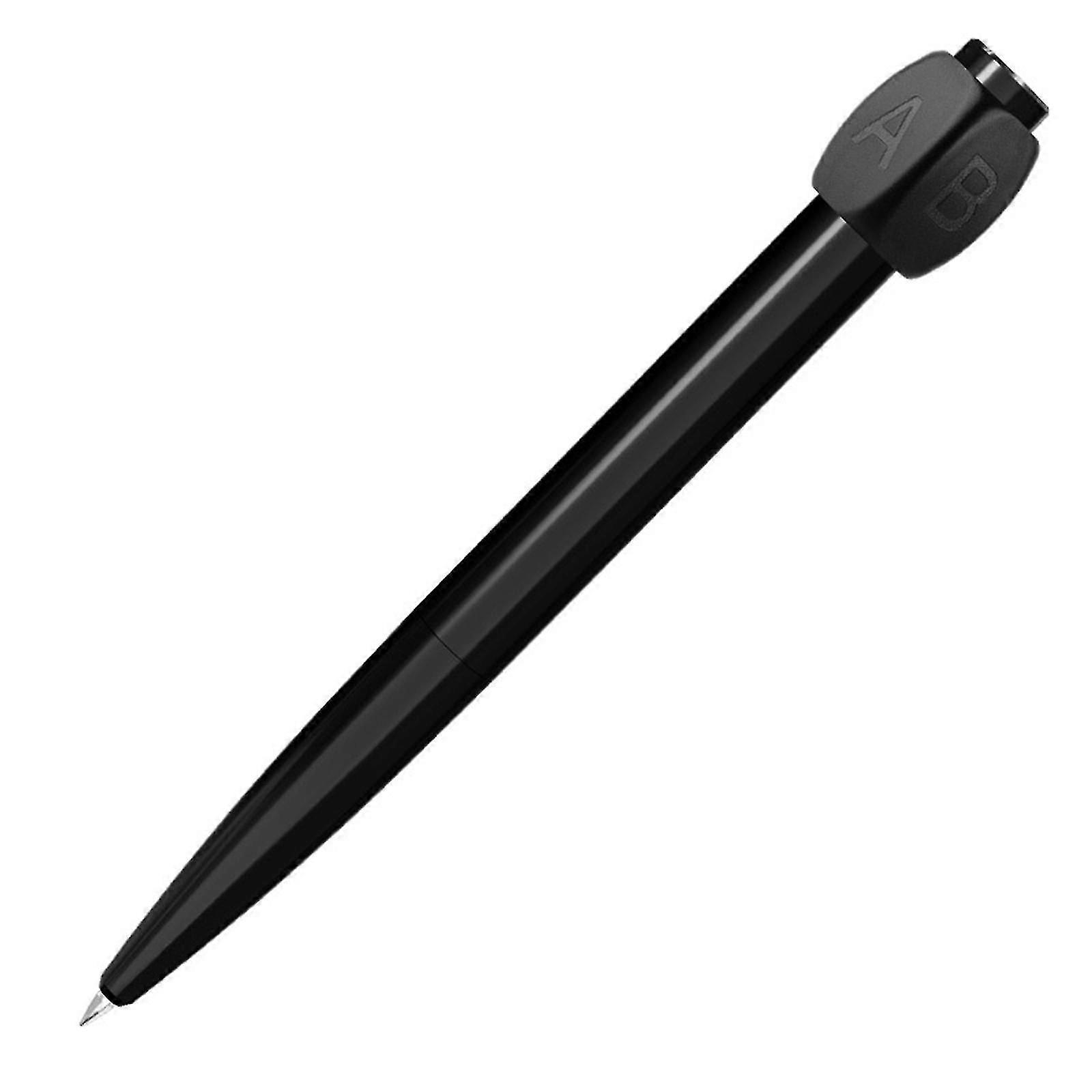 1/4x Fidget Spinner Pen Fidget Pen Spinner With ABCD Rotation Cap Ballpoint Pen,50% Offer