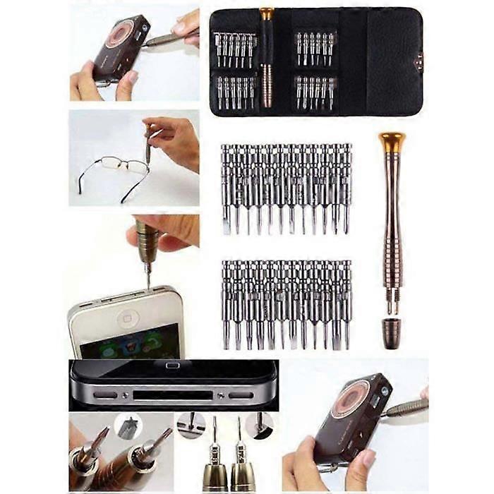 Tool Kit - Penta - 25 in 1 Screwdriver - Multifunction - Torx - Black