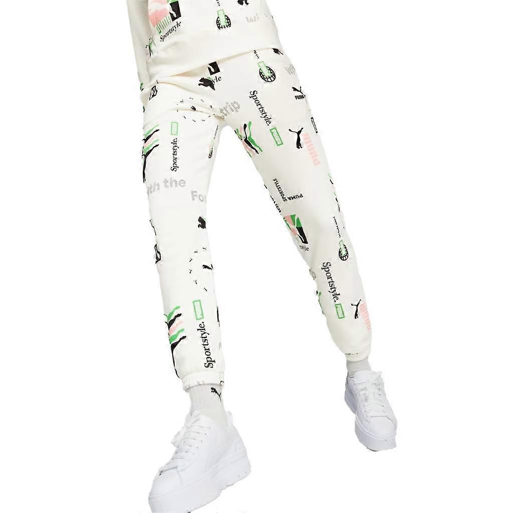 Puma Pantalones Classics Damen-Jogginghose mit Print