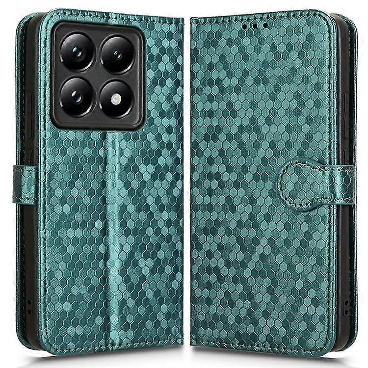 Compatible pour Xiaomi 14T Wallet Case Dot Pattern Impression PU Cuir Housse de téléphone