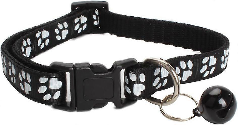 SBSGV WJSMCat Collar with Bell, Breakaway Grid Collar with Plastic Buckle, Light Adjustable, Nylon, Kitty Collars(15)