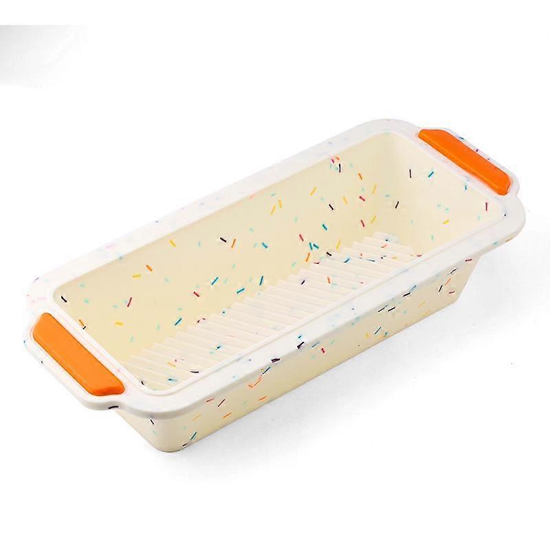 Silicone Toast Bread Mold Rectangular Bread Pan Mold Rectangular Cake Baking Tray Non-Stick Loaf Pan Chiffon Cake Mould Kitchen