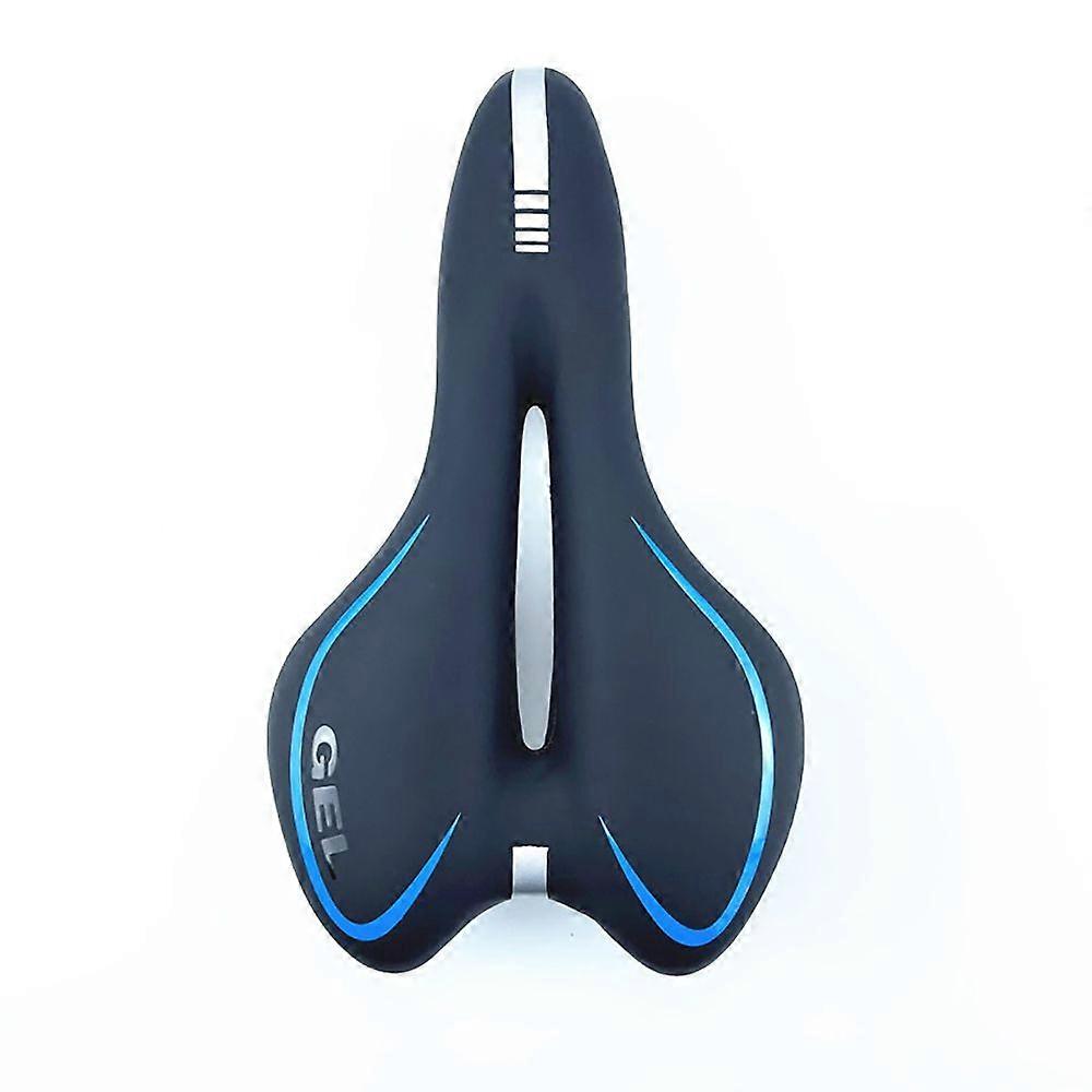Shock-absorbing bicycle saddle