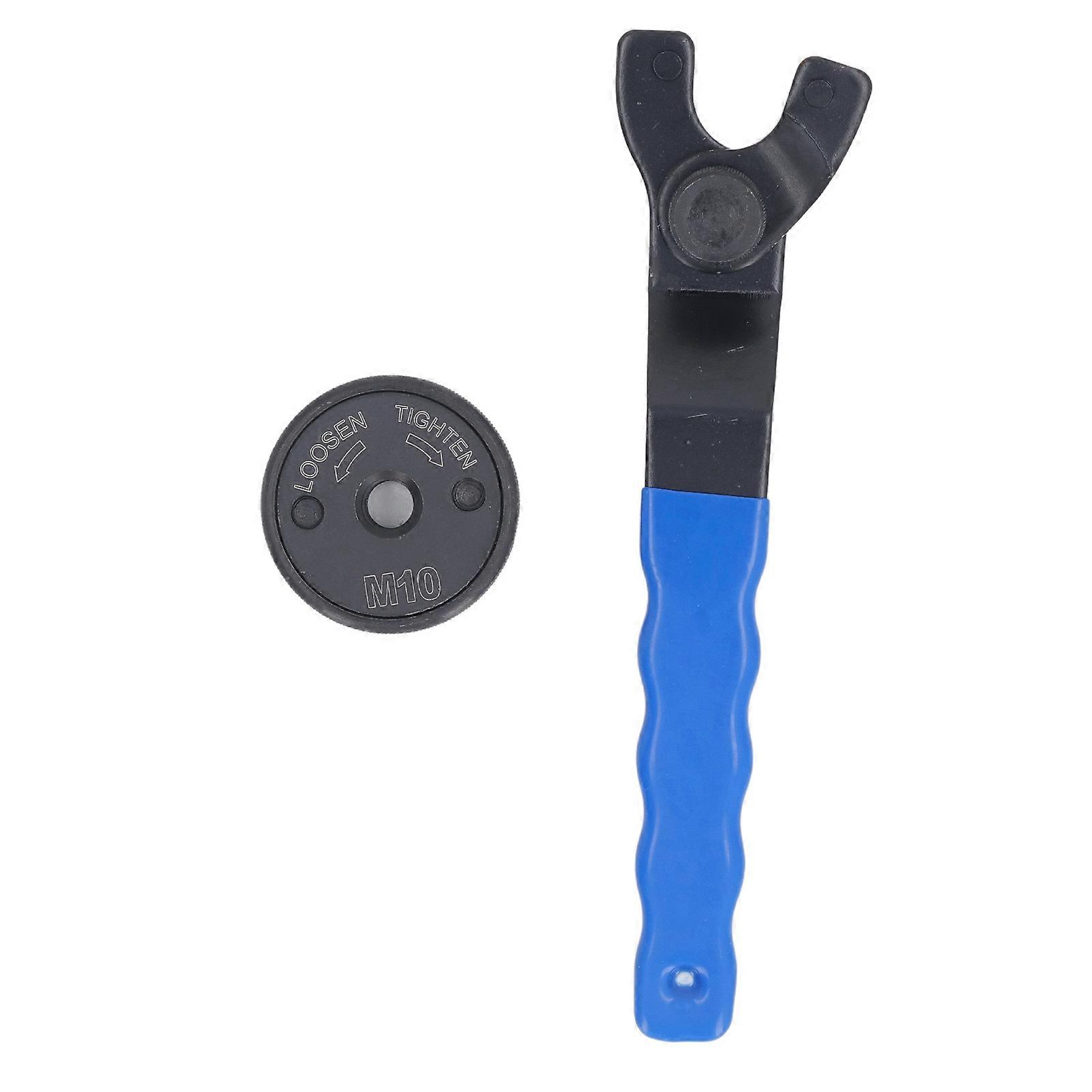 M10 Angle Grinder Flange Nut 40Nm Torsion Withstanding Self Locking Nut Adjustable Angle Grinder Wrench Kit