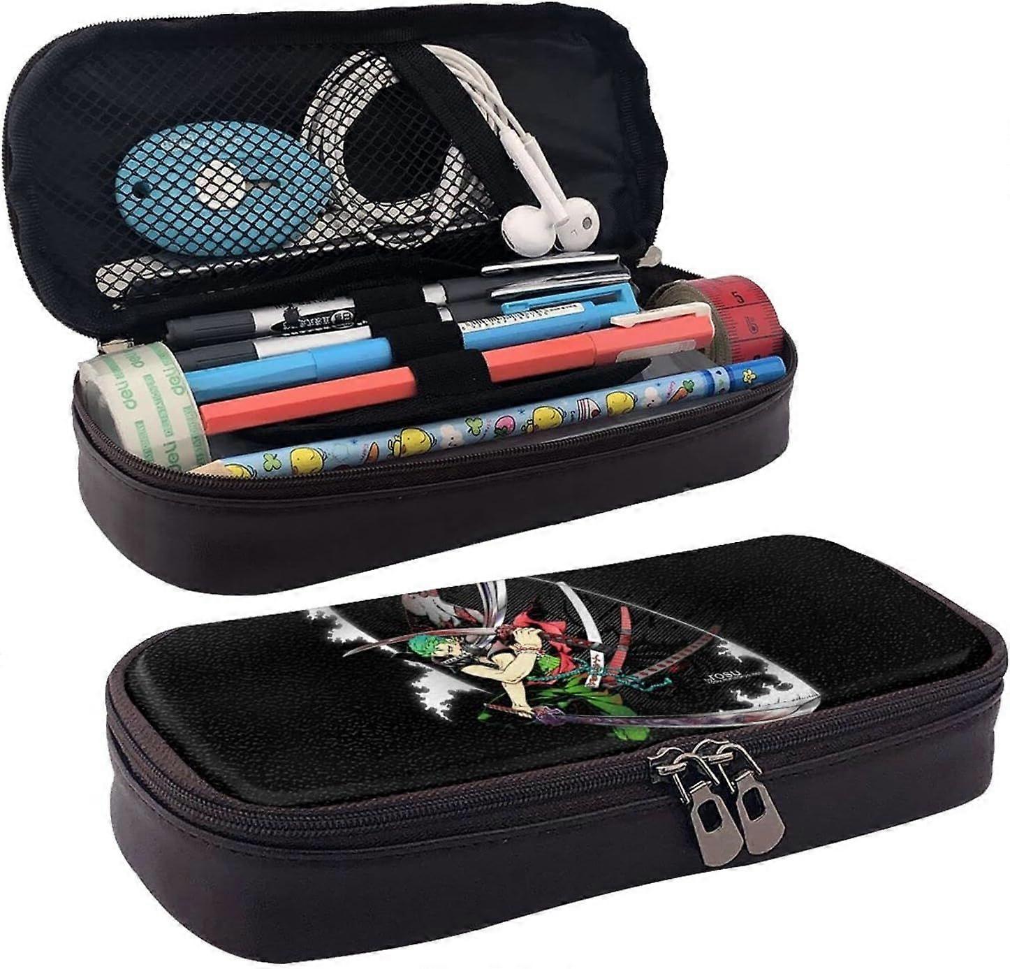 A102 زورو القلم حالة حامل القلم Fudebako القلم العمودي جيب الحقيبة قلم رصاص الحقيبة الطالب القرطاسية تخزين قلم رصاص HCM102