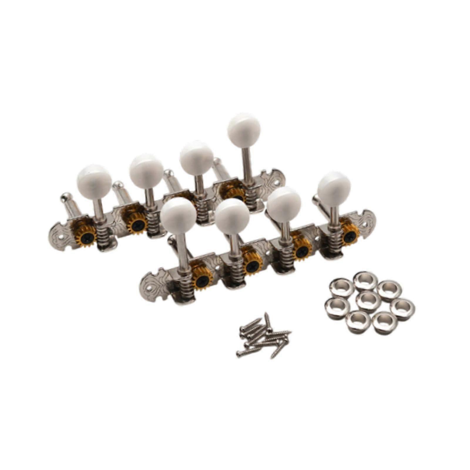2 Pieces Mandolin Tuning Pegs Knobs Tuning Keys for 8 String Guitar Mandolin Gold