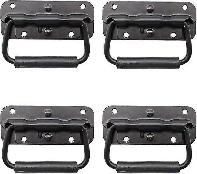 4 Piece Flight Case Handle, Tool Box Spring Handle, Pull Spring Folding Handle, Folding Handle, Spring Box Handle, Handle Replacement for Toolbox or S