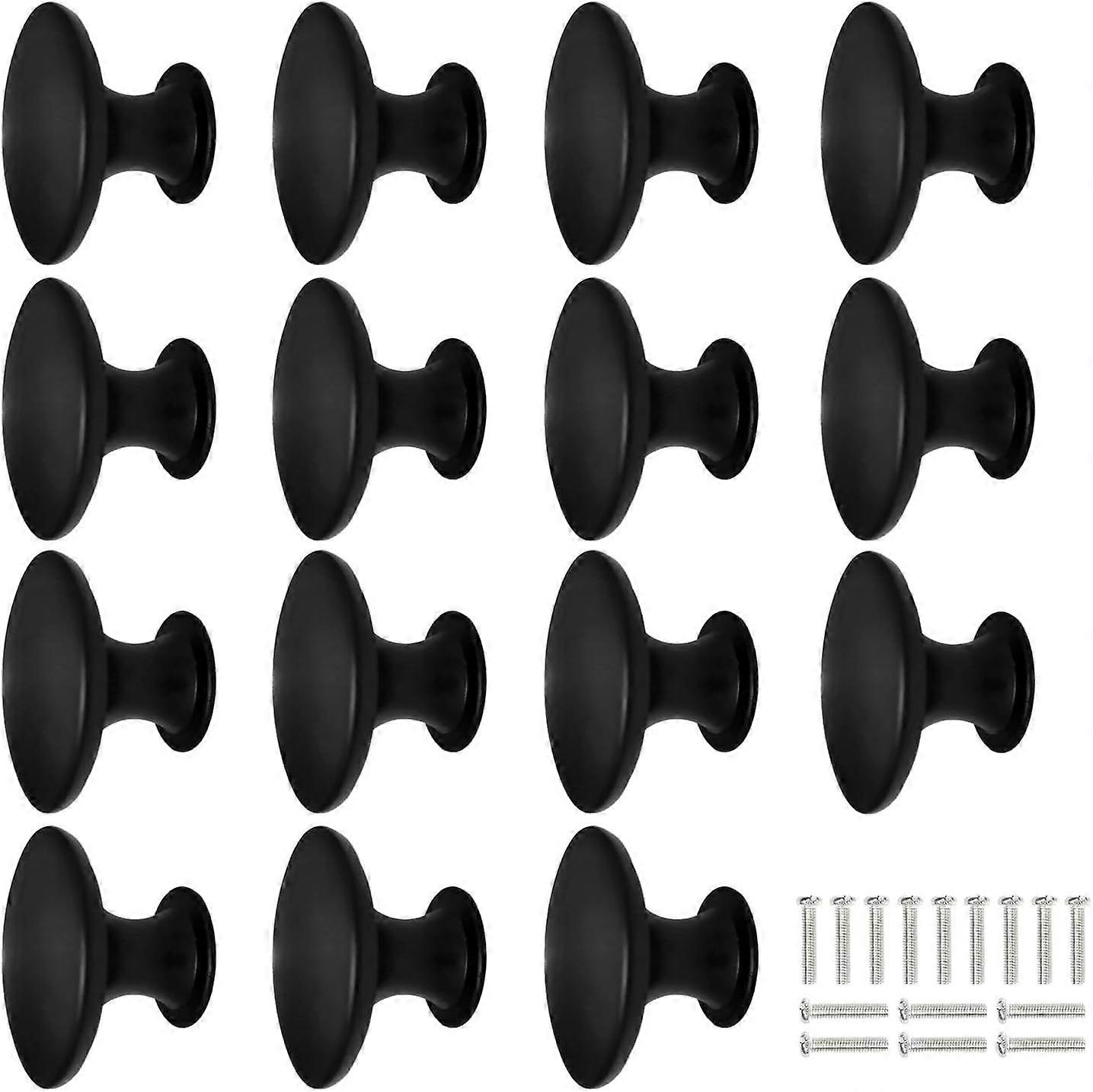 15PCS Round Cabinet Knobs, Mushroom Drawer Knobs, Furniture Knobs with Screw, Vintage Knobs Pull for Kitchen, Bathroom, Bedroom