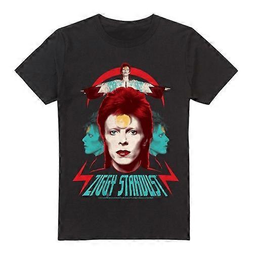 David Bowie Mens Ziggy Heads T-Shirt