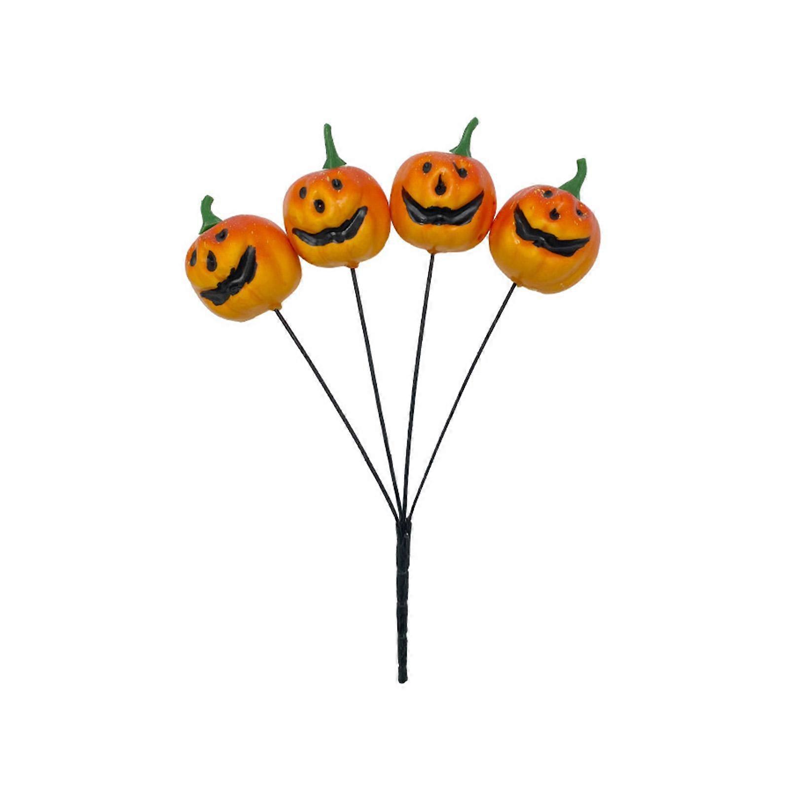 Artificial Pumpkin Halloween Branches Artificial Pumpkin Branches Stem Pumpkin