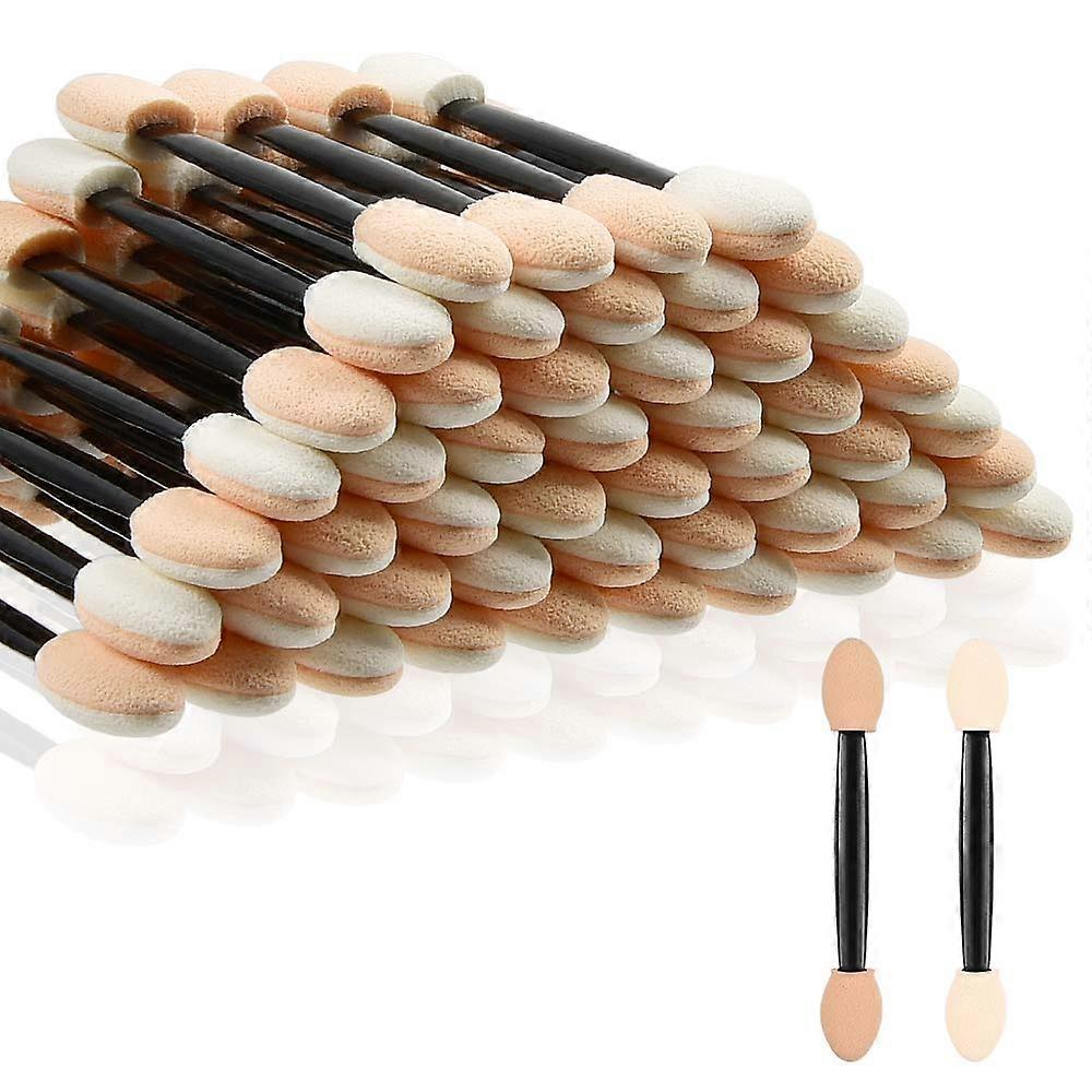 Assorted Color Eyeshadow Applicators, 50 Pieces Disposable Makeup Tools For Travel-Friendly And Sanitary Use