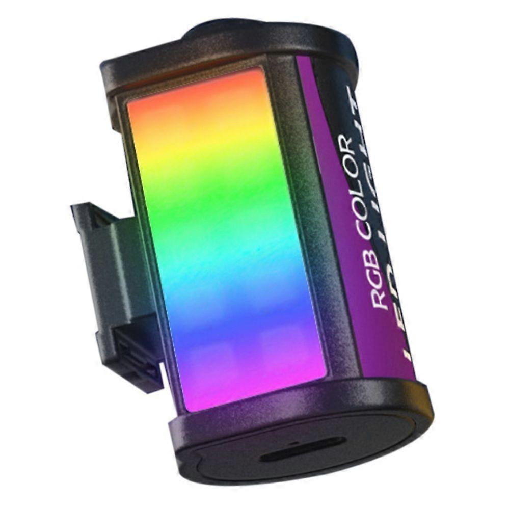 RGB Mini LED Light 400-750nM Camera Fill Light for Camera Lens Photography Vlog Live Streaming with