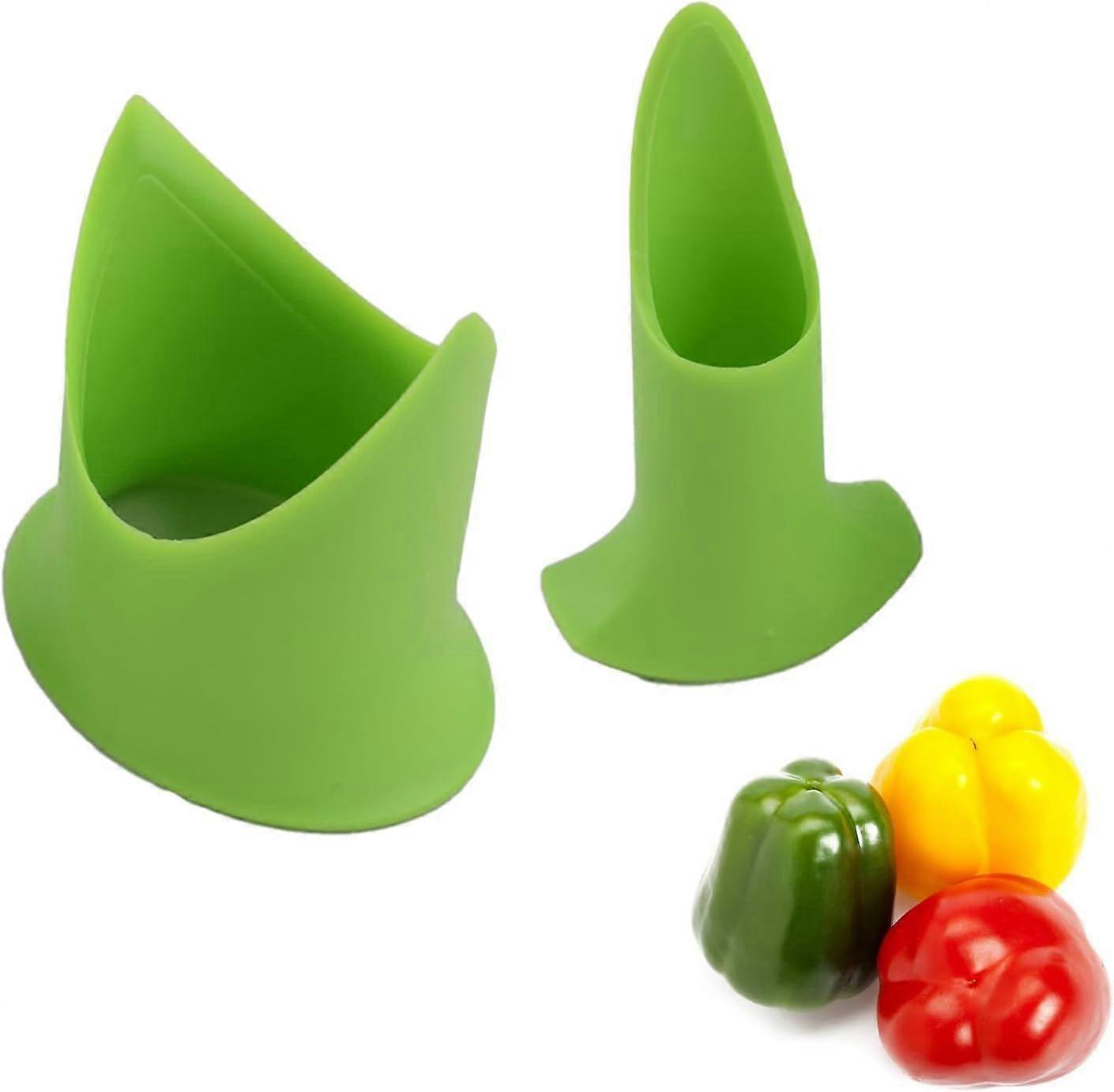 2Pcs/Set Pepper Corer Chili Peppers Seed Tomatoes Fruit Vegetable Core Separator Device
