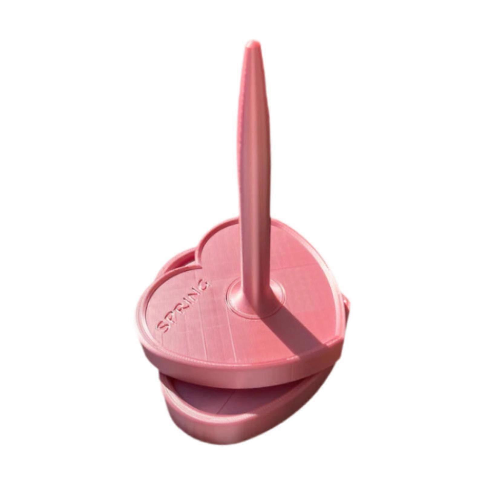 حامل الغزل الدورية موزع الغزل المحمول لفنون التطريز متماسكة الحرف الوردي