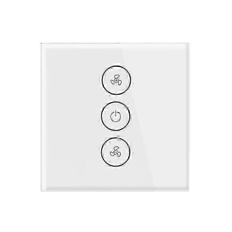 Smart WiFi Fan Switch with Voice Control Remote Access Timing Function Bluetooth-Compatible Fan Swit