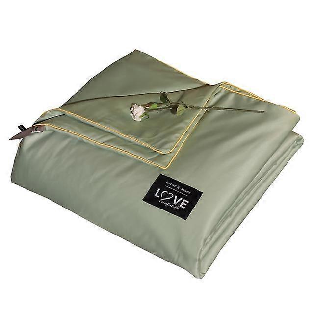 Summer Quilt Cooling Touch Thin Summer Solid Blanket For Double Queen Bed Cooling Comforter Microfiber Lightweight Coverlet
