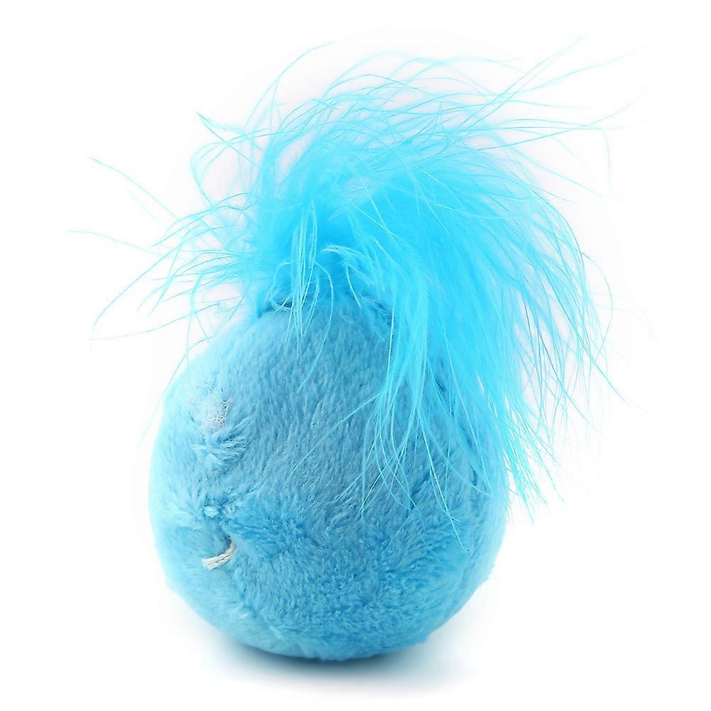 Interactive Pets Cats Soft Plush Toy Kitten Teaser Toy Ball Built-in Bell and Catnip