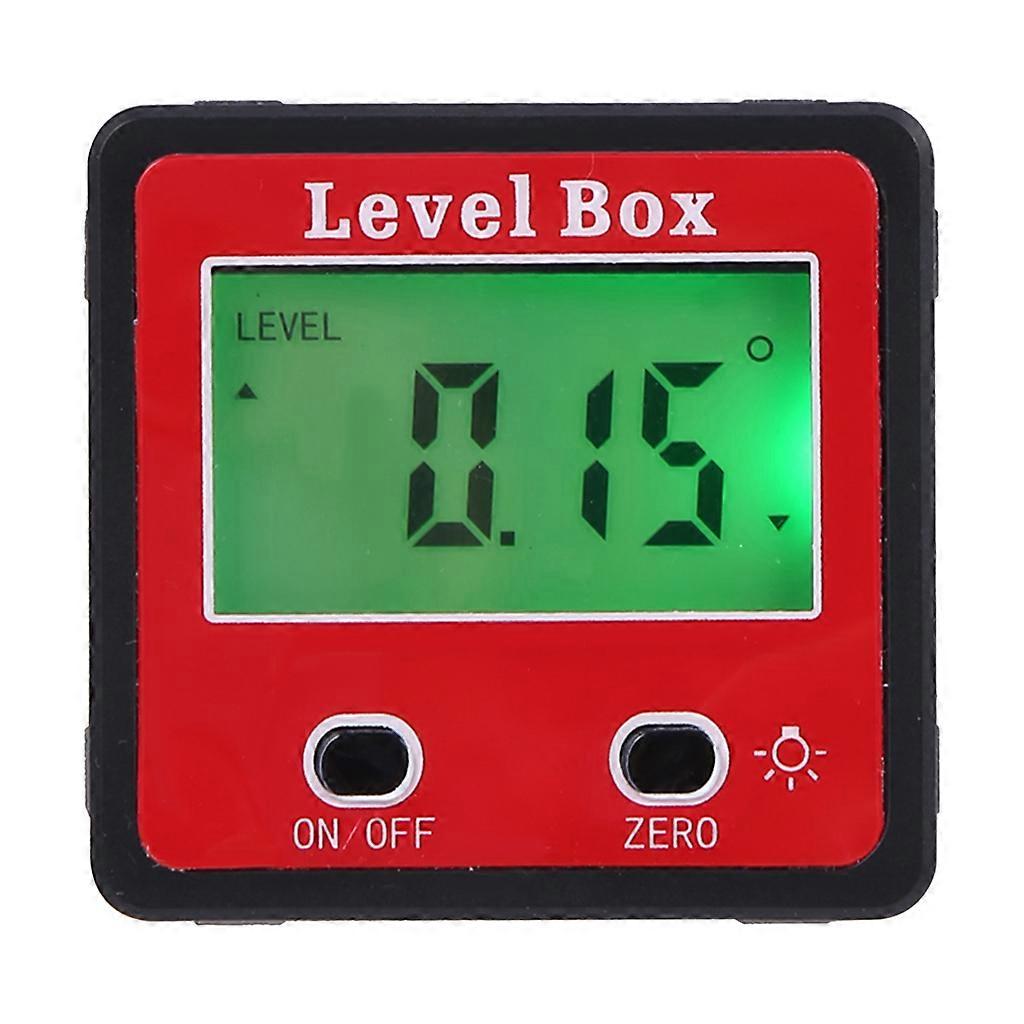 Precision Digital Protractor Inclinometer Level Box, Digital Angle Finder Bevel