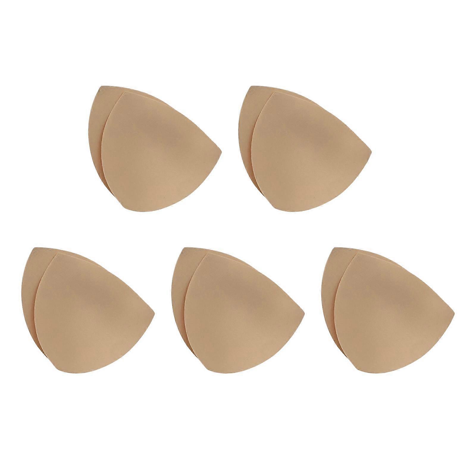 Bra Pads Inserts Push Up Thick Round Sponge Pads XS Black