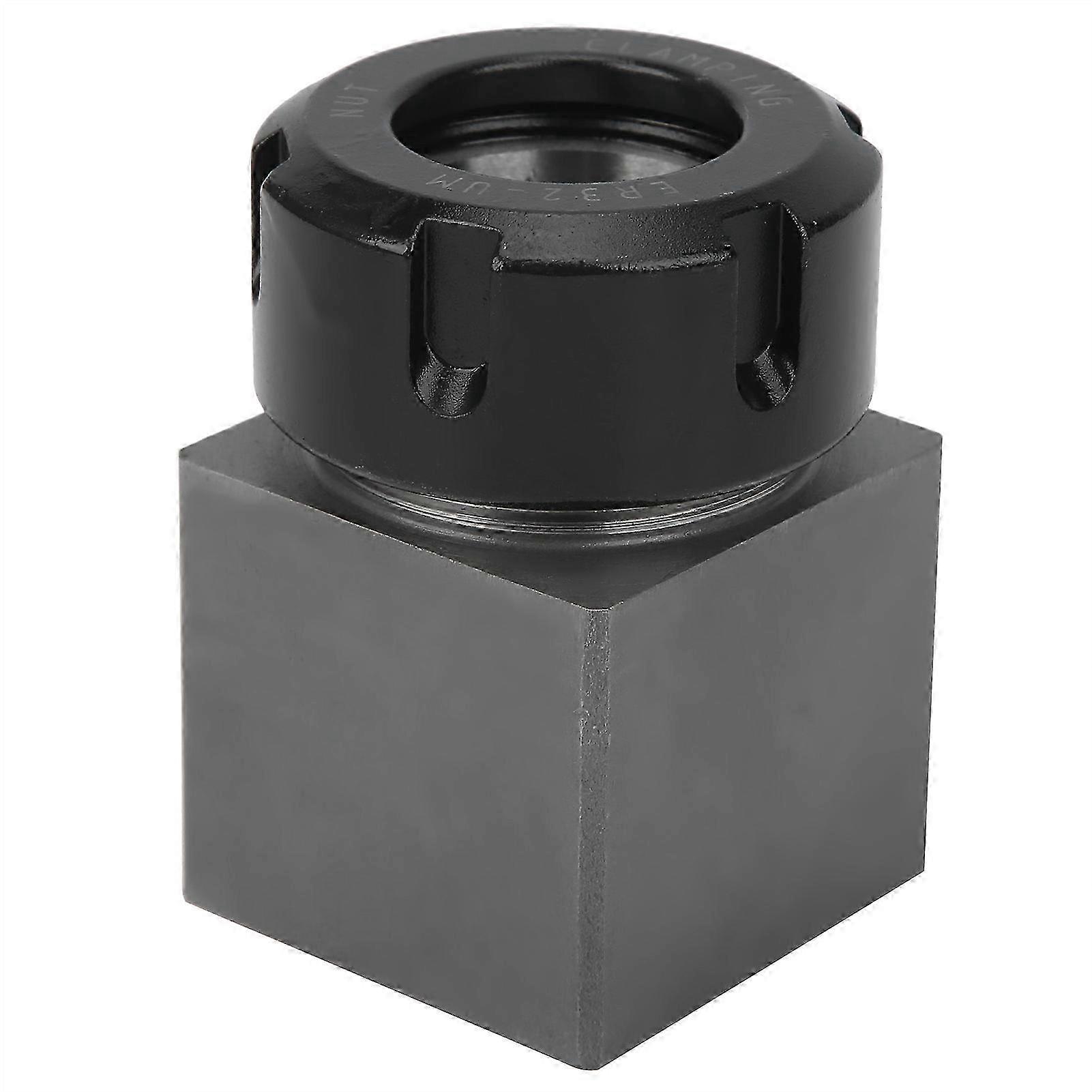 Square Collet Chuck Block Holder Hard Steel CNC Lathe Engraving Machine Parts ER‑32