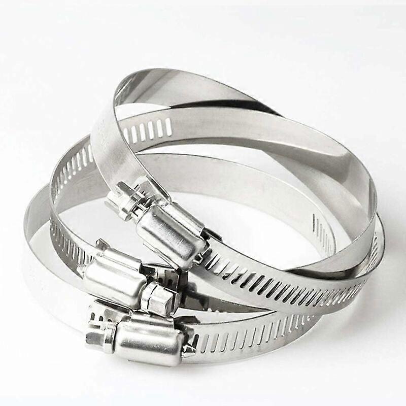 Heavy-Duty Stainless Steel Duct Clamps, Flexible And Extensible Adjustable Hose Clamp For Automotive And Mechanical Applications, Water-Proof And