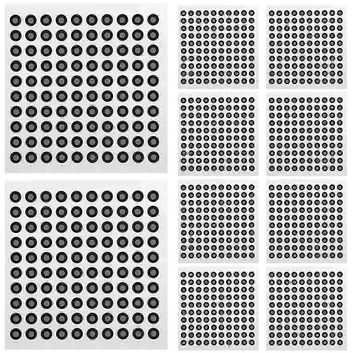 1000 Points 3D Scanning Mark Points Hand-Held 3D Scanner Reflects the Target Point Inside 3 Outside 6mm compatible with Metal Parts