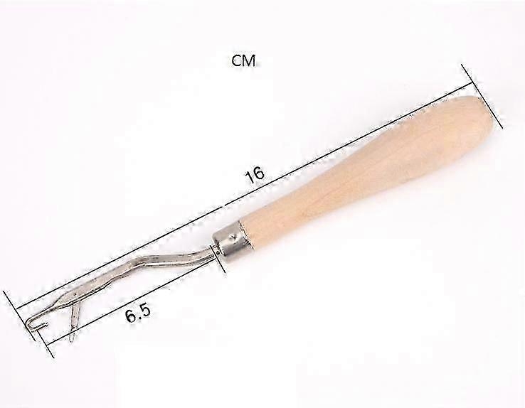 Wooden Latch Hook Tool Set - Set of 3 Bent Latch Hook Tools-Good