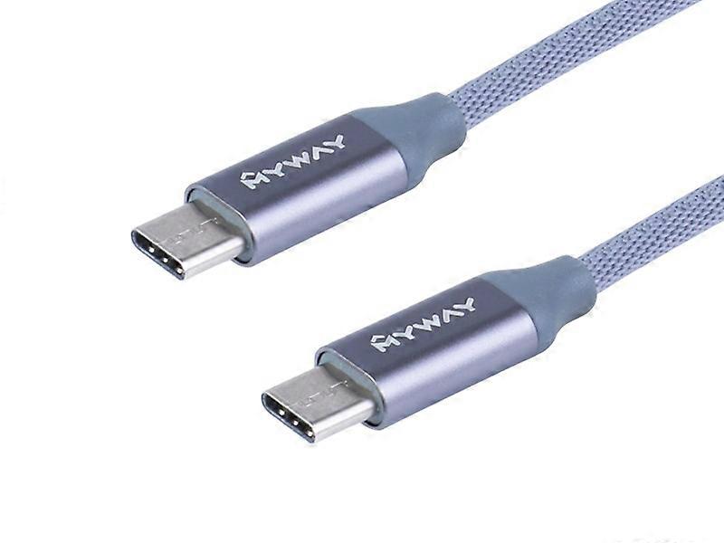 Lade- und Synchronisationskabel, Mikrofasergeflecht, 120 cm, USB-C > USB-C
