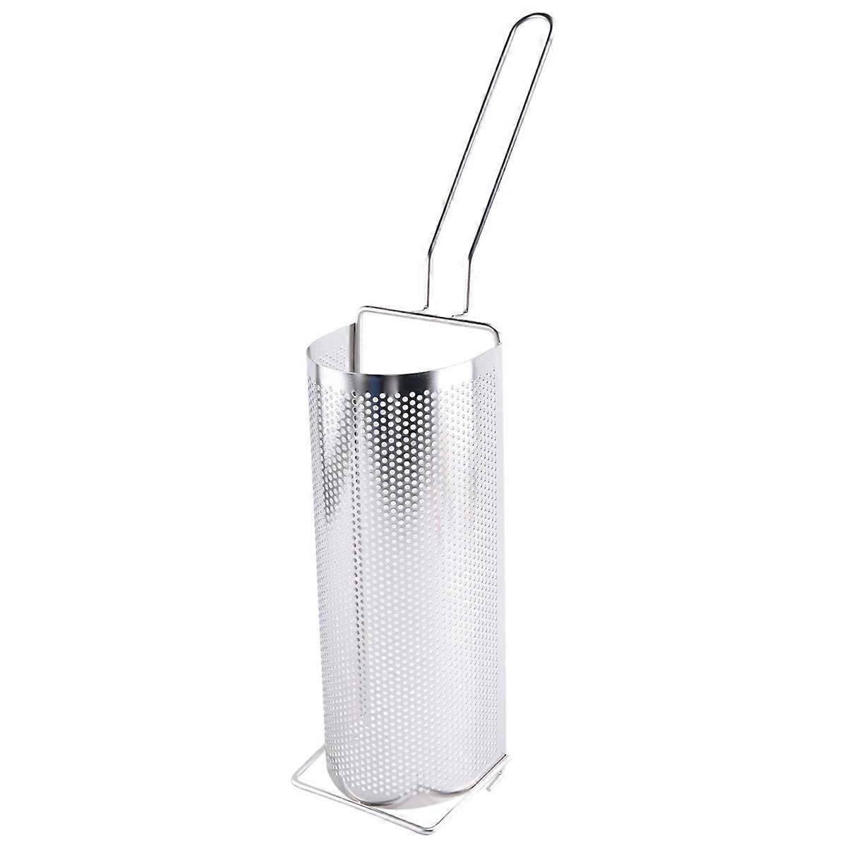 Stainless Steel Fried Basket Long Fry Potato Chip Container Best for French Fries Potato Chip Squeez
