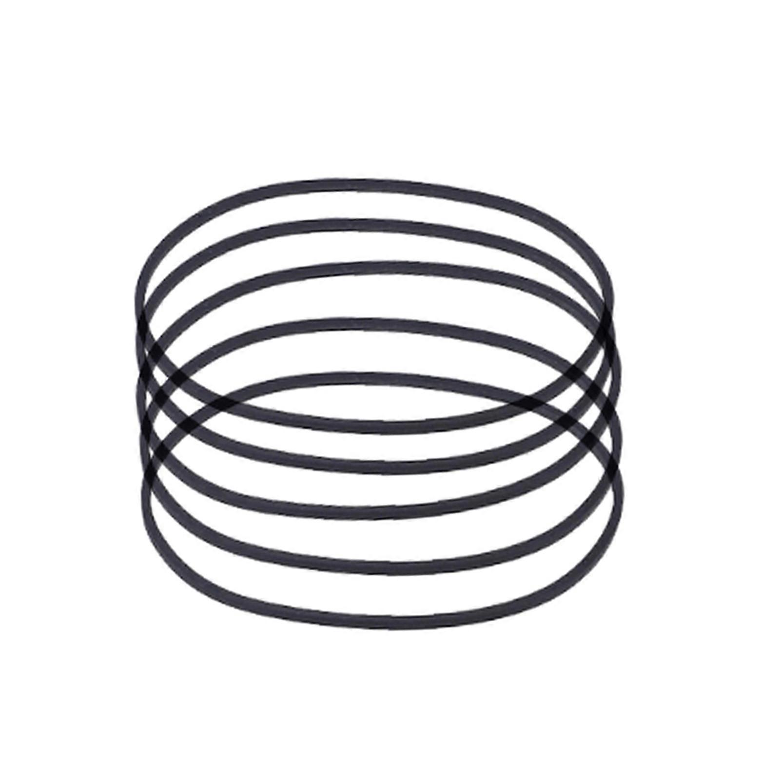 5PCS Universale 40-115mm Cassetta Cassetta Macchina Ruber Cinghia 0,6 mm di larghezza Cinghia comune per registratori Walkman DVD Drives