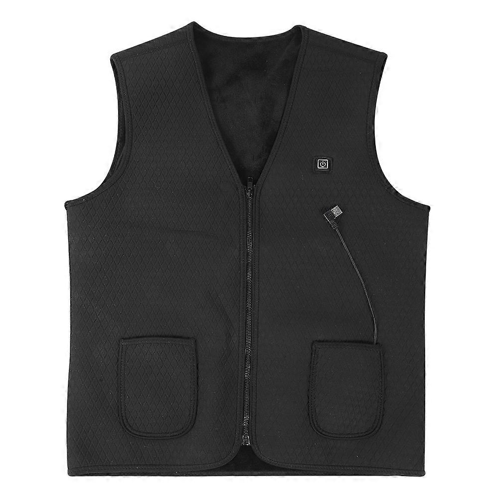 Autumn Winter USB Charging Waterproof Washable Adjustable Electric Heating Vest Heated Outdoor Warm Keeping Waistcoat